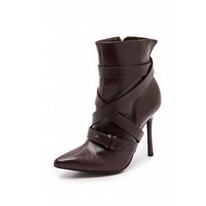 Brand new Alice + Olivia dolan bootie in chocolate